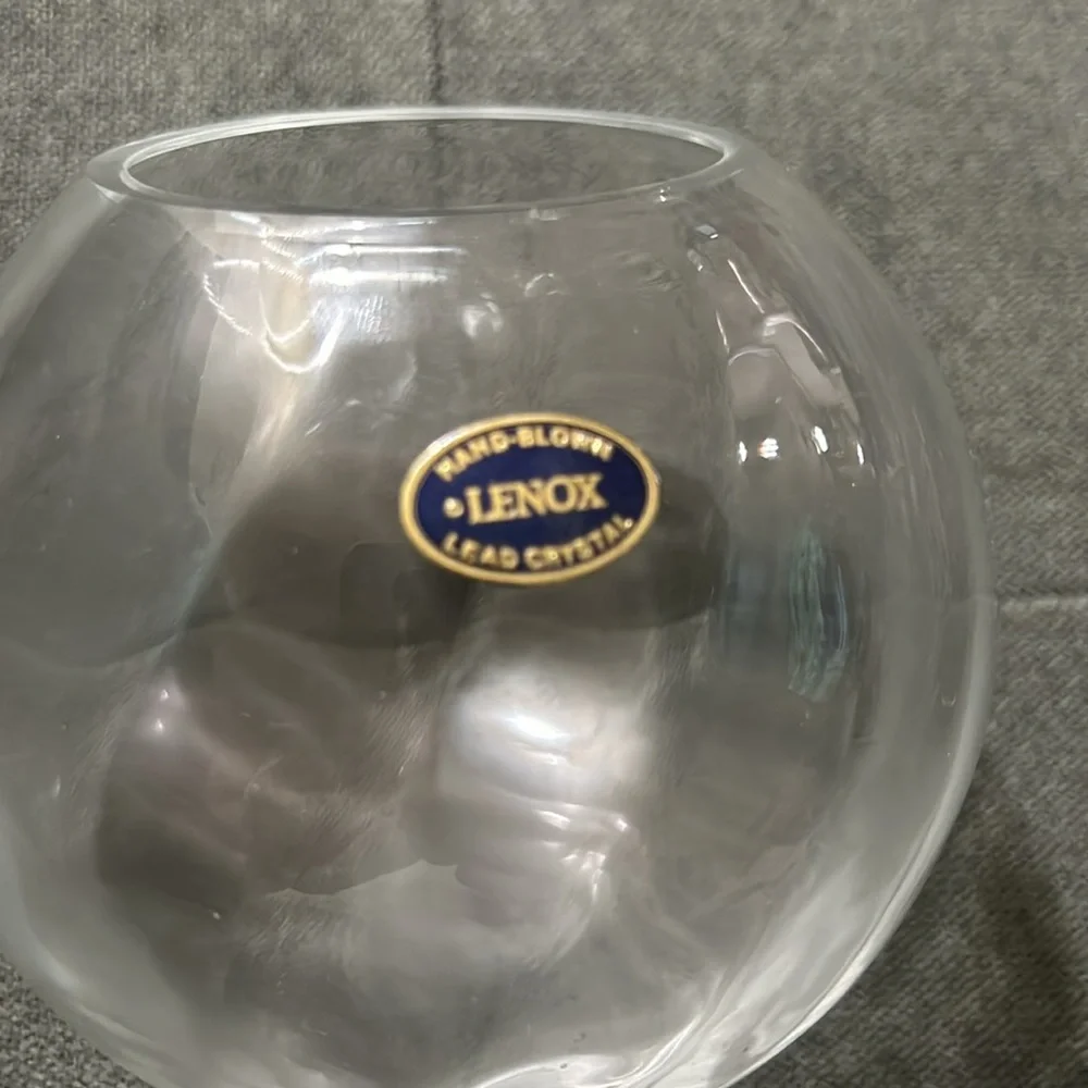 Lenox hand blown lead crystal bowl